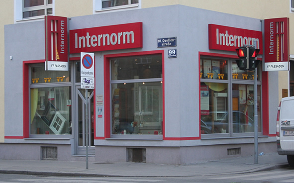 Internorm - Gesch�ftslokal FF-Fassaden Wien