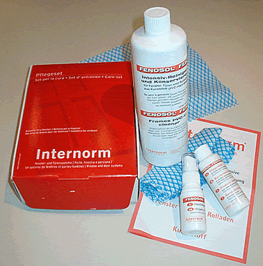 Intensiv Reinigung f�r Internorm Produkte
